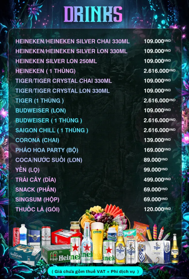 Menu 14 lounge