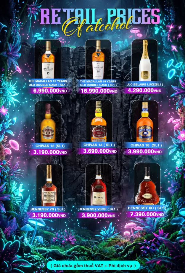 Menu 8 lounge